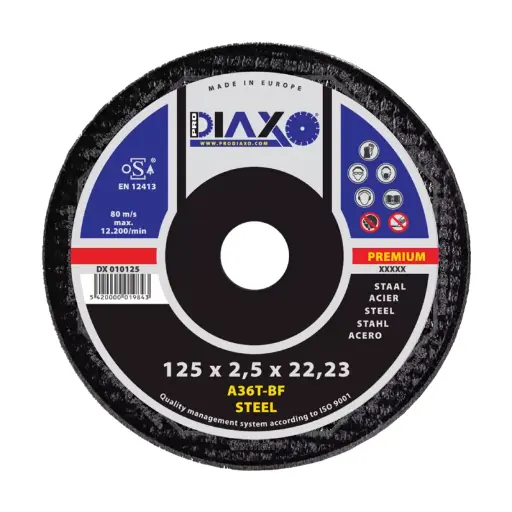[DX010125] Doorsl.schijf dia 125-x2.5 mm Prodiaxo
