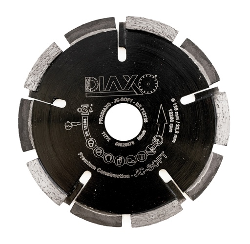 [DBL1257ZV] Disque diamanté dia 125 pour joints SOFT