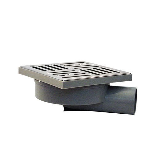 [E2250AI] Bell trap 15x15 stainless steel very low version