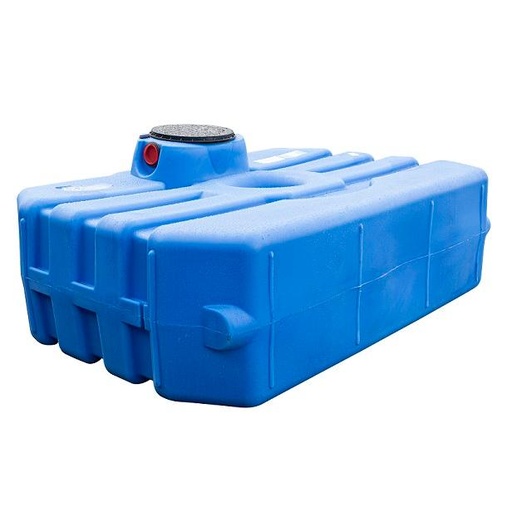 [EASYRAIN3000] Regenwaterput Easyrain 3000l plat met telescopische schacht (265x189x105cm) 
