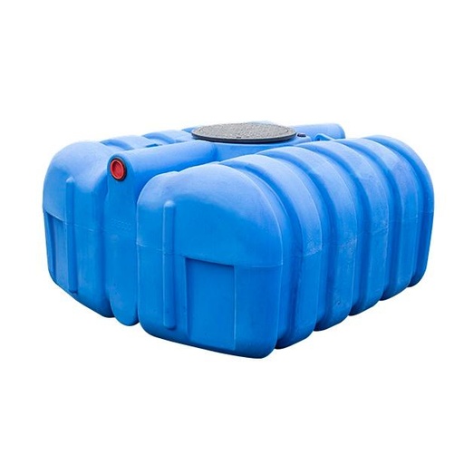 [EASYRAIN5000] Regenwaterput Easyrain 5000l plat met telescopische schacht (260x235xH120) 200kg   