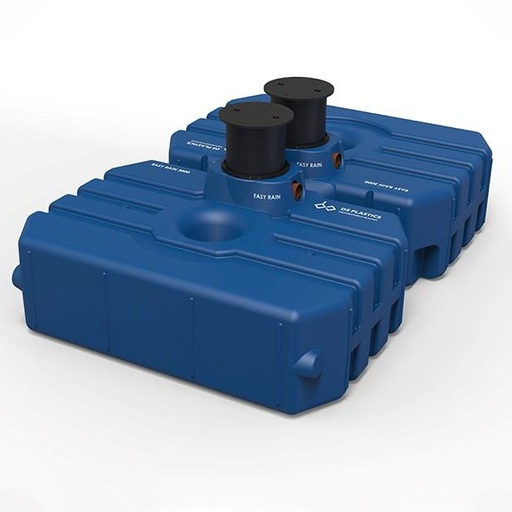 [EASYRAIN6000] Septic- cistern easyrain 6000l flat with telescopic shaft (265x378x105)