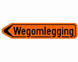 Verkeersbord F41 "wegomlegging" SB250 850/200 