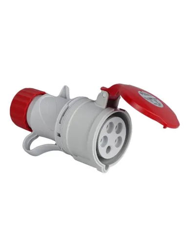 [FA71-105] Drijfkracht 3P+N+T 400V  16A  trailing socket argro        VR