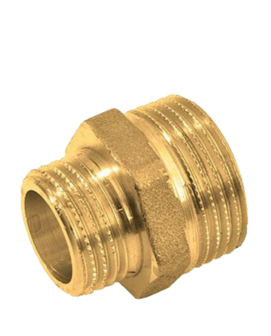 [CURN3412] Messing verloopnippel 3/4" - 1/2" 