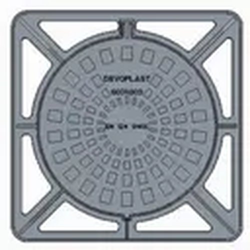 [GI85X85] Gietijzer deksel dia 700 D400