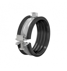 [GLIJ19R] Support coulissant galva avec caoutchouc 15-19mm M8