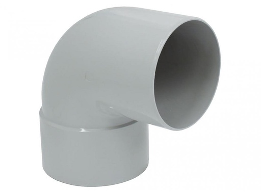 [HWWB808] PVC bend dia 80 87° white HWA