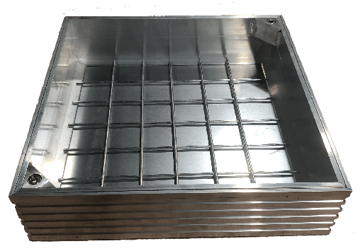 [KL1008R] Alu clinker cover 100x100 8cm odor proof