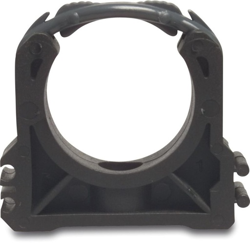 [KLEM160] PP clamp for tube dia 160 black