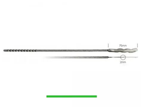 [KLOP300] Muurhaken inklop inox 304 - plat 300 (250st/doos)
