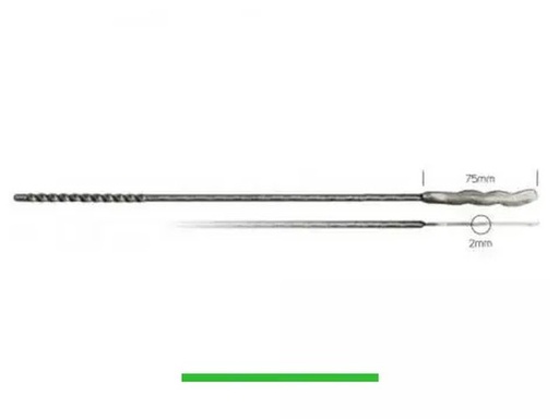 [KLOP350] Muurhaken inklop inox 304 - plat 350/360 (200st/doos) 