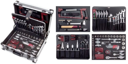 [KRAFT202.143.000] Coffret à outils Kraftwerk B143 1/4" + 1/2" 102pcs