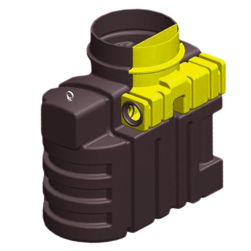[KWS3B] Hydrocarbon PSDC3 DN100 oil and gasoline separator 3l/s with bypass