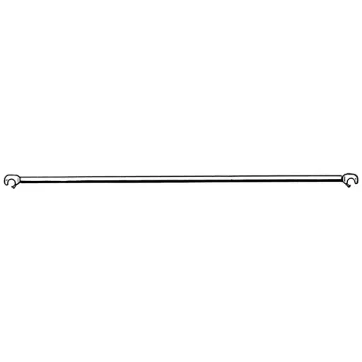 [L86378/27] Stelling hymer horizontaal-diagonaal 2.45m 