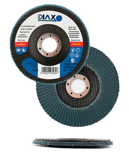 Disque à tronçonner dia 125 flap Diax
