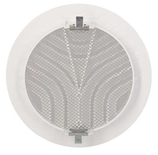 [LUCHM125] Grille d'aération dia 125 Nicoll GATM12 blanc