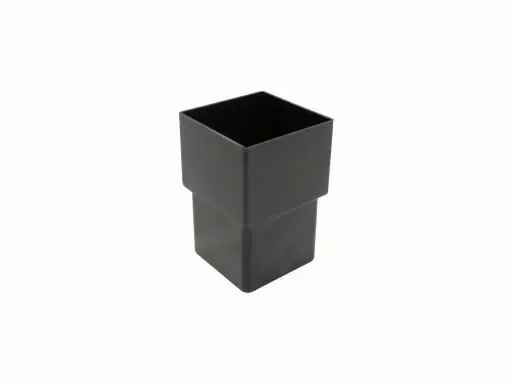 [M80VB] PVC socket dia 80 square brown