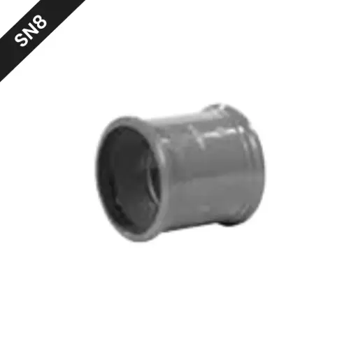 [MB200SN8] PVC street sewer insert sleeve dia 200 gray benor SN8