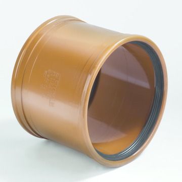 [MBS125RB] PVC schuifmof dia 125 roodbruin benor SN4
