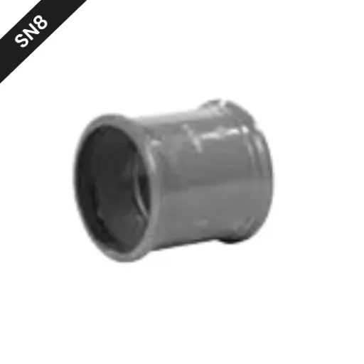 [MBS250SN8] Manchette coulissante PVC égout dia 250 gris benor SN8 (sur commande)