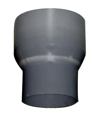 [MP108] PVC reducer 100/80 concentric gray long