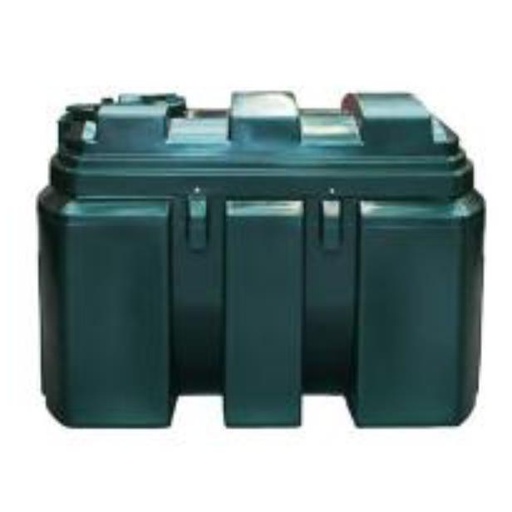 [MZ1300DW] Mazout tank green 1300l double walled above ground PE