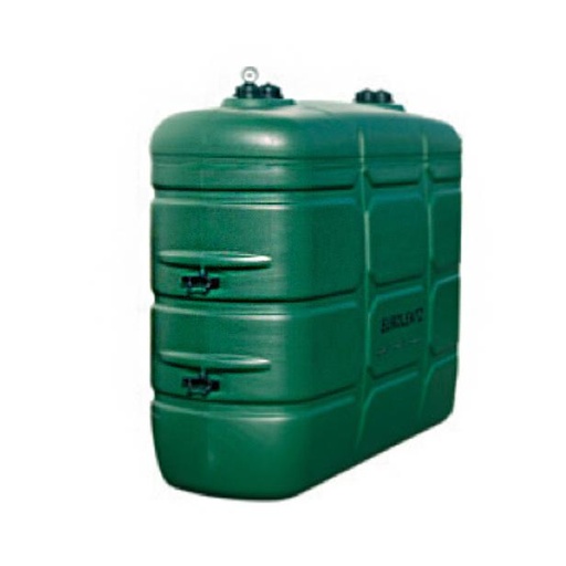 [MZ2000DW] Mazouttank groen 2000l dubbelwandig bovengronds PE