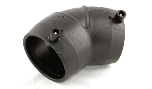 [PEL1254PN16] PE coude électrofusion sous pression dia 125mm 45° SDR11 PN16