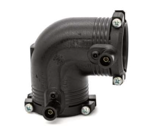 [PEL258PN16] PE pressure electrofusion bend dia 25mm 90° SDR11 PN16