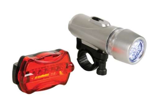 [PER-EBL10] Fietslichtset silicone 2 dlg LED