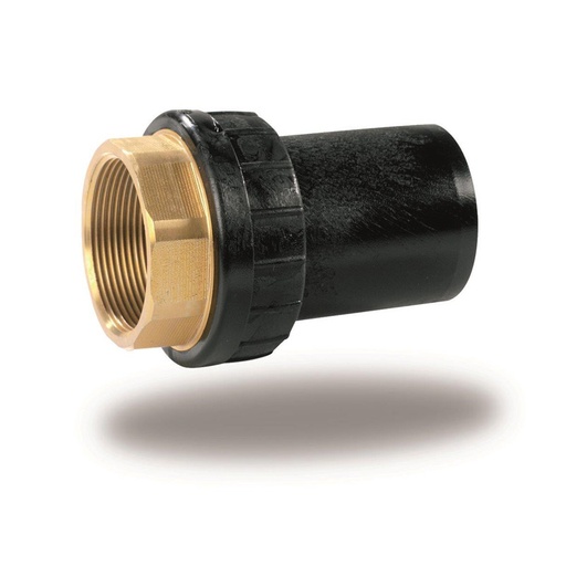 [PER75X212VLPN16] PE pressure transition piece 75x2"1/2 VL SDR11 PN16 PE/copper