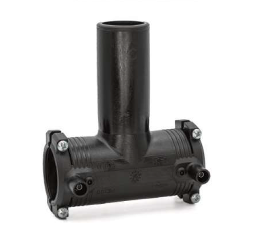 [PET908PN16] PE pressure electrofusion T-piece dia 90mm 90° SDR11 PN16