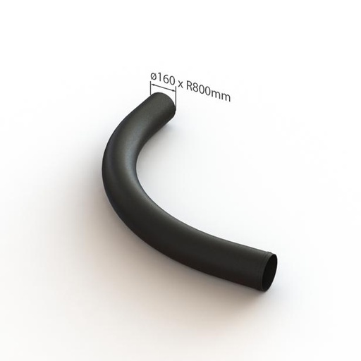 [PIDPA160] Radius bend dia 160x3.2 (32pcs/pallet)