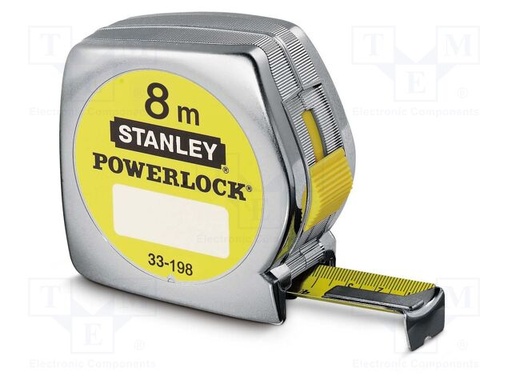 [1-33-198] Rolmeter Stanley powerlock 8mx25mm 
