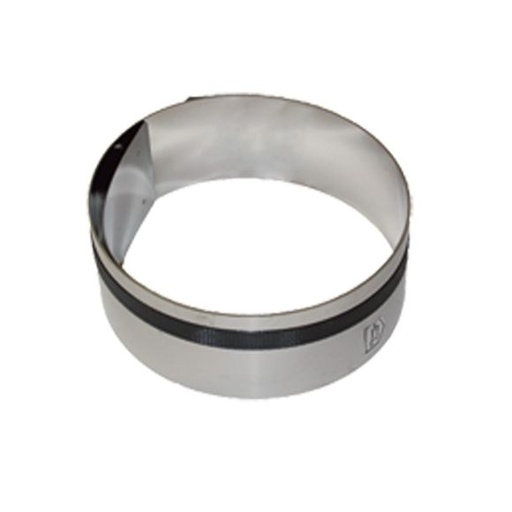 [PL624030] Behangsellat - inox 6 cm x 3m 