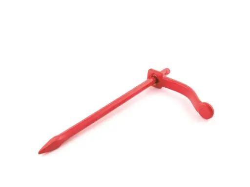 [PM502251] Mason's pick red/profile hook 25cm hexagonal