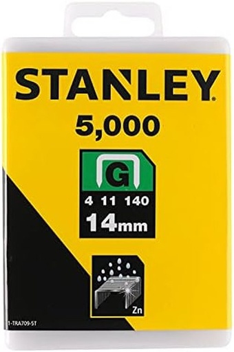 [1-TRA709-5T] Stanley staples 14mm type G-5000pcs