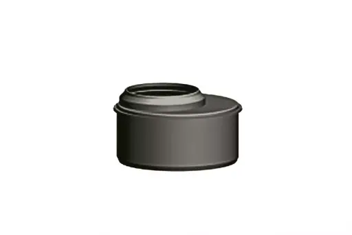[PP75/40] PP sanitair verloopstuk 75/40 kort (20st/doos)