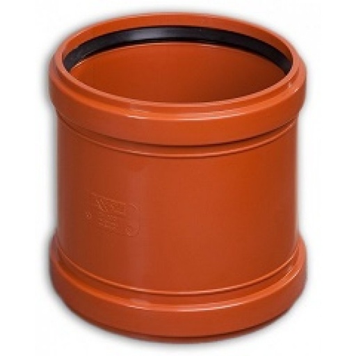 [PPM250SN8] PP plug socket sewer pipe dia 250mm red brown benor SN8