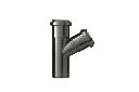 [PPTS508] PP sanitair T-stuk dia 50 87° 2xMsp