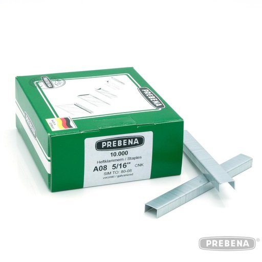 [PRB-A08CNK] Agrafes prebena type A 8mm 10000pcs/boîte