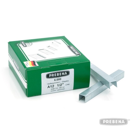 [PRB-A12CNK] Staples prebena type A 12mm 6000pcs/box