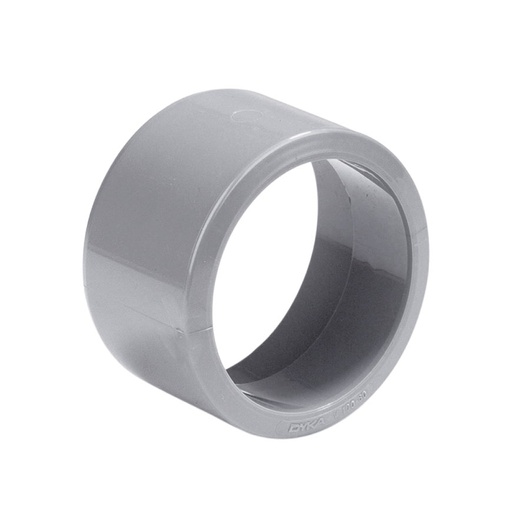 [R8075] Réducteur PVC 80/75 court gris