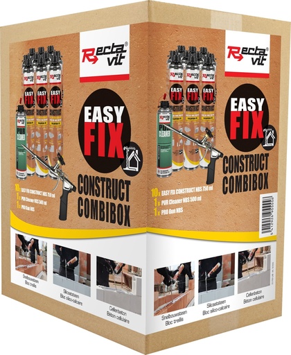 [RECCONSTRBOX] Rectavit easy fix Construct combibox met metalen pistool  