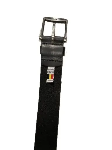 Ceinture de 4 cm de large Castor uni noir