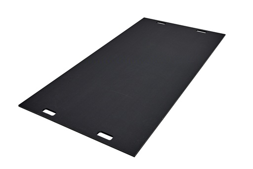 [RIJPL20] Driving plate plastic 2000x1000x20mm 30 tons 4holes fine ribbed