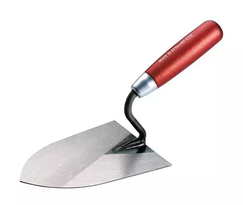 [1032/16] Stukadoorstruweel met buigzaam blad zwanenhals 16 cm 