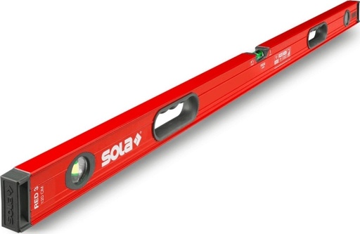 [SOBRED3120] Waterpas sola aluminium 120  met handgrepen BIG RED 3