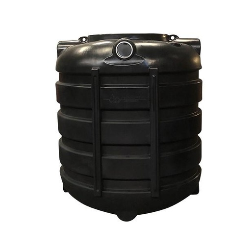 [SP1500TH] Septic/rainwater tank 1500 L TH budget black (135x110xH150) oval 50 kg